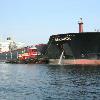 M/T "Baldock" 75,569 DWT, the largest vessel to dock at Searsport, Maine, January 24, 2008, tug "Fournier Tractor" in attendance. 